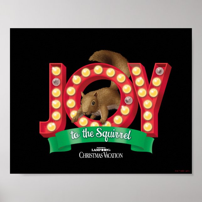Christmas Vacation | Joy to the Squirrel Poster (Front)