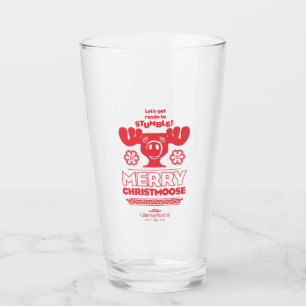 Christmas Vacation Merry Christmoose Glass