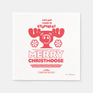 Christmas Vacation Merry Christmoose Napkin