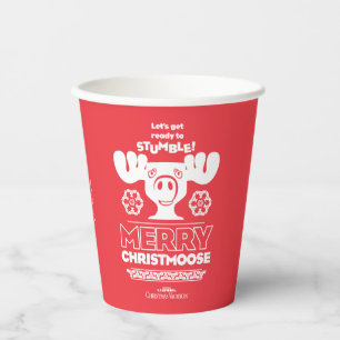 Christmas Vacation Merry Christmoose Paper Cups