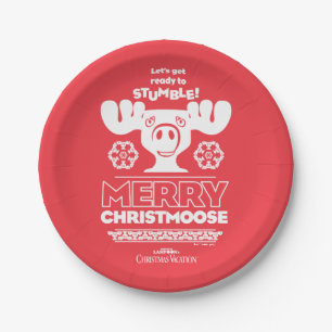 Christmas Vacation   Merry Christmoose Paper Plate