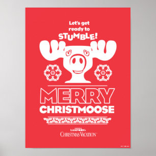 Christmas Vacation   Merry Christmoose Poster