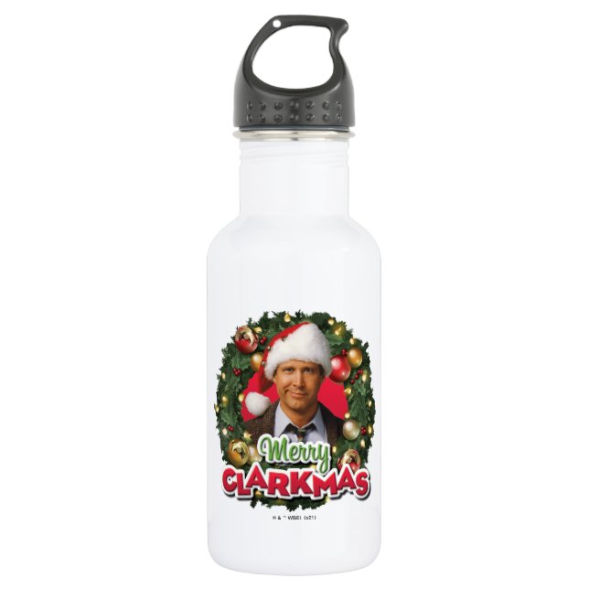 Christmas Vacation | Merry Clarkmas 532 Ml Water Bottle (Front)