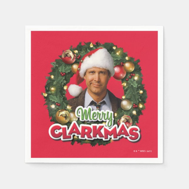 Christmas Vacation | Merry Clarkmas Napkin (Front)