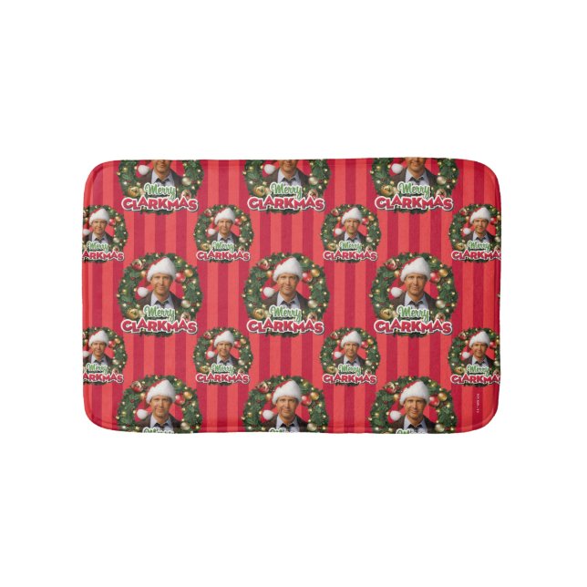 Christmas Vacation | Merry Clarkmas Pattern Bath Mat (Front)