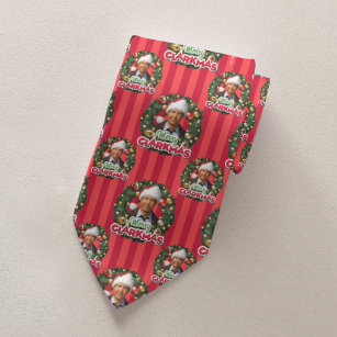 Christmas Vacation   Merry Clarkmas Pattern Tie