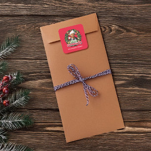 Christmas Vacation Merry Clarkmas - Personalized Square Sticker