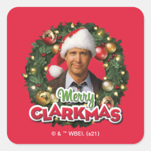 Christmas Vacation   Merry Clarkmas Square Sticker