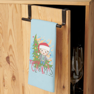 Christmas Vacation Merry Clarkmas Tea Towel