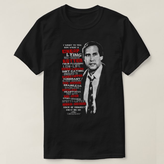 Christmas Vacation Profanities Long Sleeve  T-Shirt (Design Front)