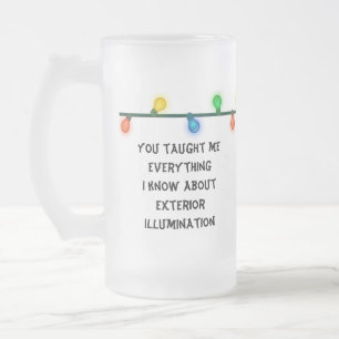Christmas Vacation Quote Beer Mug Christmas Lights