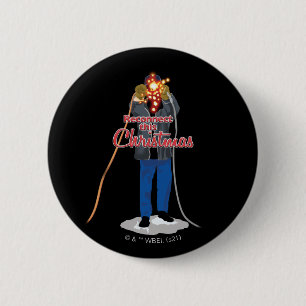 Christmas Vacation   Reconnect this Christmas 6 Cm Round Badge