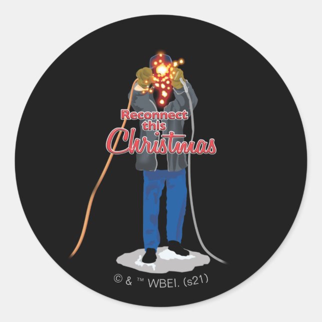 Christmas Vacation | Reconnect this Christmas Classic Round Sticker (Front)