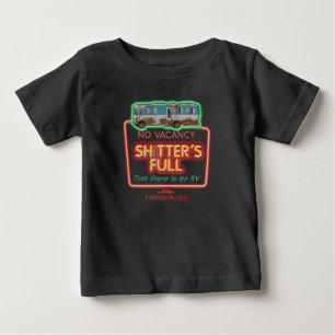 Christmas Vacation   Sh*tter's Full Neon Sign Baby T-Shirt