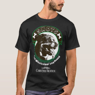 Christmas Vacation Snots Mississippi Leg Hound  T-Shirt