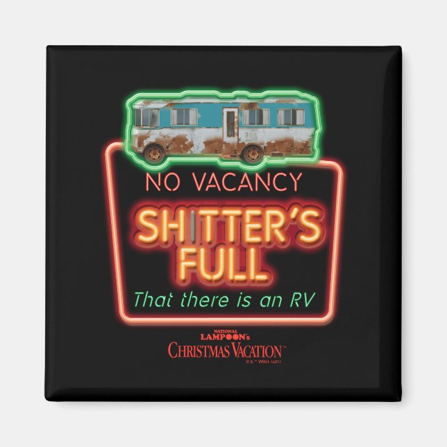 Christmas Vacation Ters Full Neon Sign  Magnet (Front)