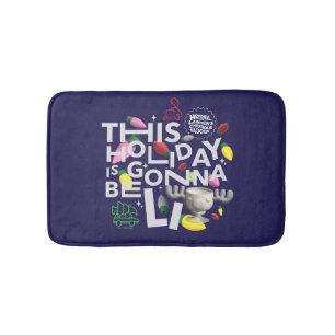 Christmas Vacation   This Holiday is Gonna Be Lit Bath Mat