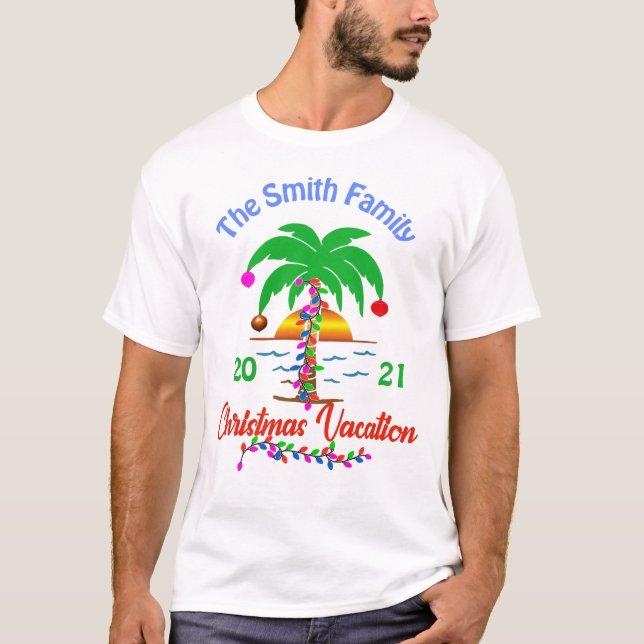 Christmas Vacation Travel Cruise Group Matching T-Shirt (Front)