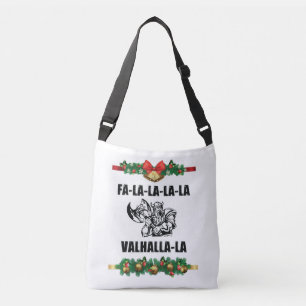 Christmas Valhalla Throw Pillow Crossbody Bag