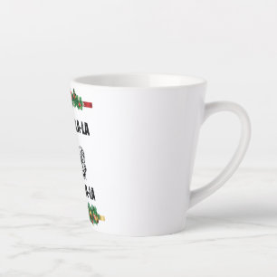Christmas Valhalla Throw Pillow Latte Mug