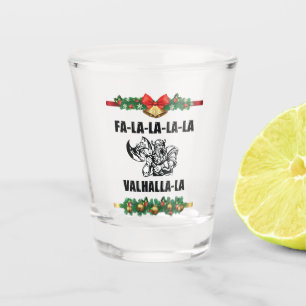 Christmas Valhalla Throw Pillow Shot Glass