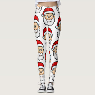 christmas vampire santa leggings