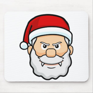 christmas vampire santa mouse mat