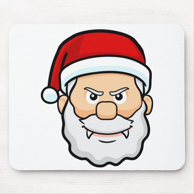 christmas vampire santa mouse mat (Front)