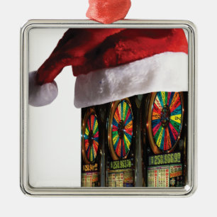 Christmas Vegas Slot Machine Metal Tree Decoration