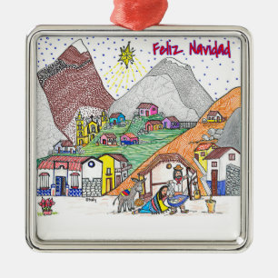 Christmas Venezuela Ornament - Feliz Navidad