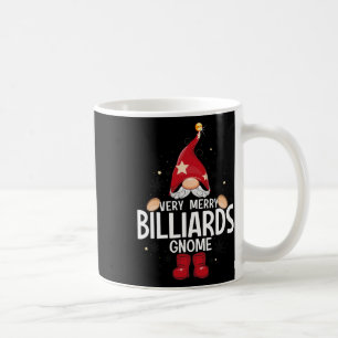 Christmas Very Merry Billiards Gnome X-mas Coffee Mug
