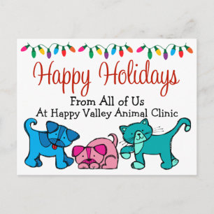 Christmas - Veterinarians - Groomers - SRF Holiday Postcard