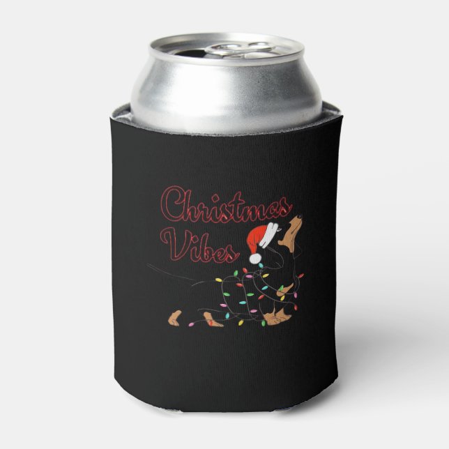 Christmas Vibes Classic T-Shirt Can Cooler (Can Front)