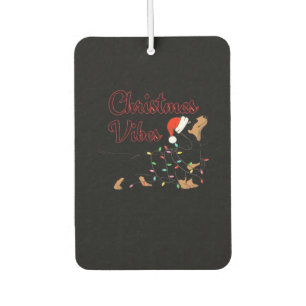 Christmas Vibes Classic T-Shirt Car Air Freshener