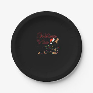 Christmas Vibes Classic T-Shirt Paper Plate