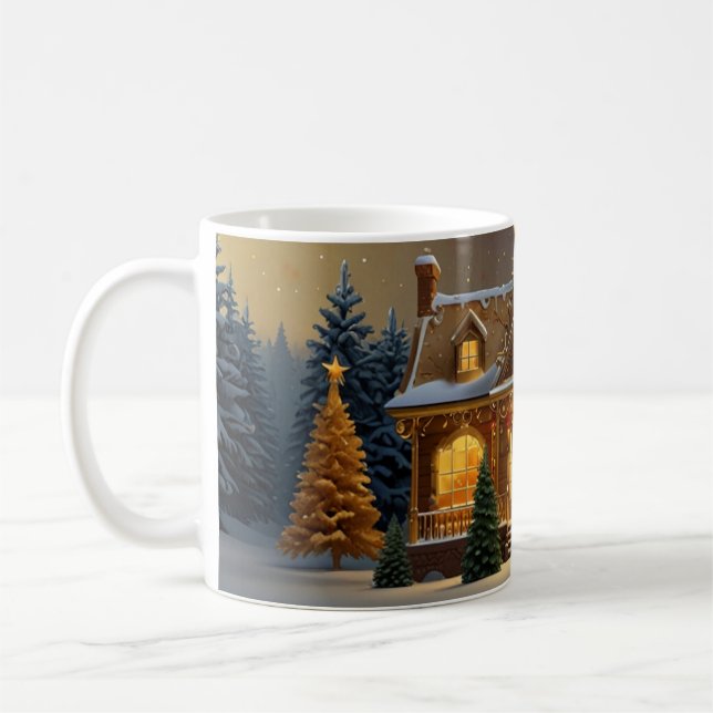 CHRISTMAS VIBES COFFEE MUG (Left)