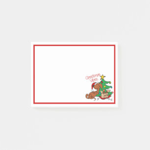 Christmas Vibes Dachshund Dog Post-It Notes
