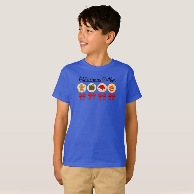 Christmas Vibes kids T-Shirt (Front Full)