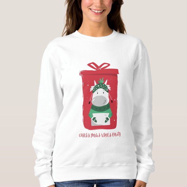 Christmas Vibes Only  Sweatshirt (Front)