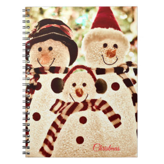Christmas Vibes Snowman Celebration Notebook