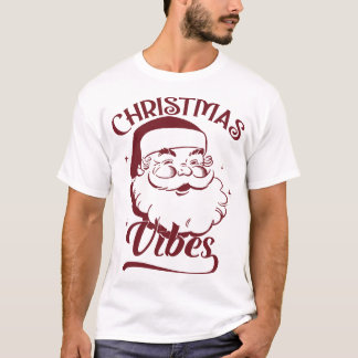 Christmas Vibes Vintage Design T-Shirt