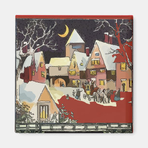 Christmas Village, add text Magnet