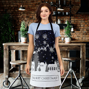 Christmas Village Apron