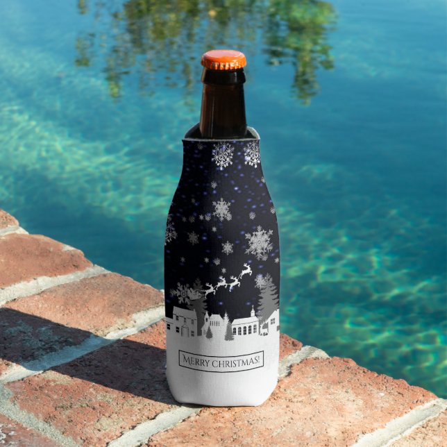 Christmas Village Bottle Cooler (In Situ Pool)