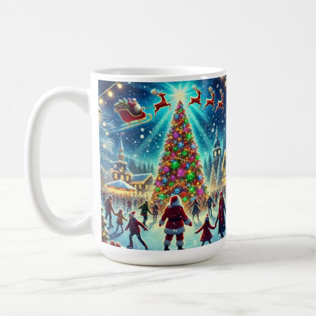 Christmas Village Coffee Mug (Left)