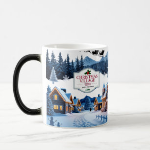 Christmas Village Color Morphing Mug – Cozy Winter