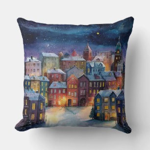 Christmas Village Cushion