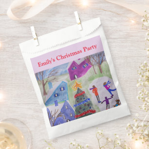 Christmas Village Favour Bags