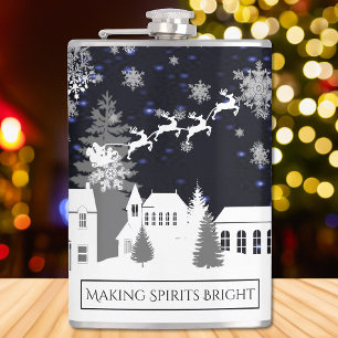Christmas Village Flask