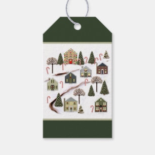 Christmas Village Gift Tags